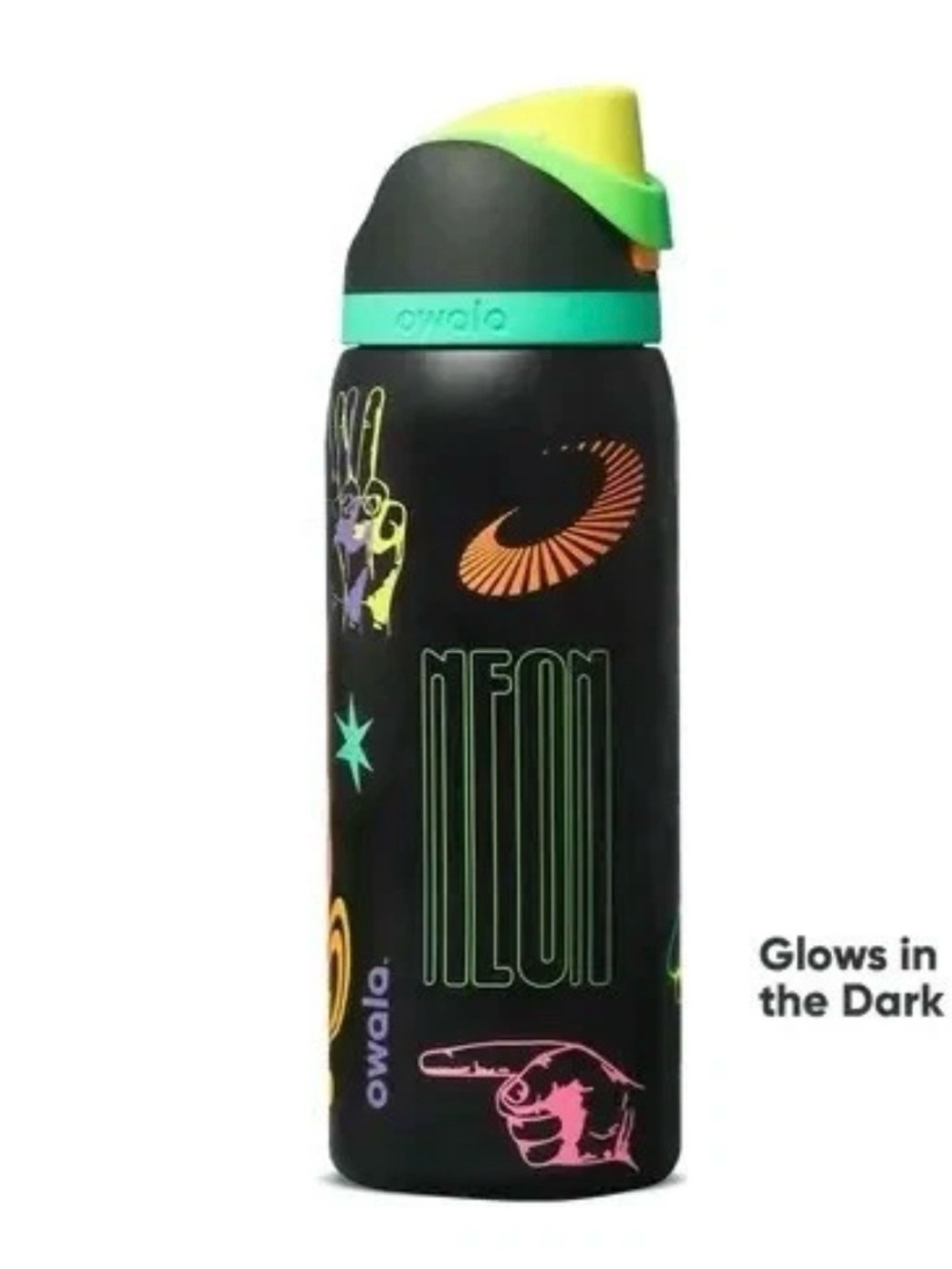 Owala Birthday Bash All Systems Glow 32oz Stainless Steel FreeSip Water Bottle